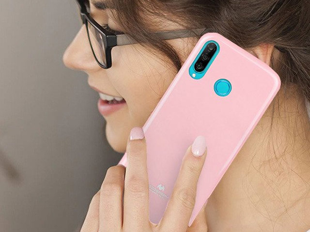 Чехол Mercury Goospery Jelly Case для Huawei P30 lite (розовый, гелевый)