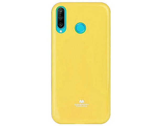 Чехол Mercury Goospery Jelly Case для Huawei P30 lite (желтый, гелевый)