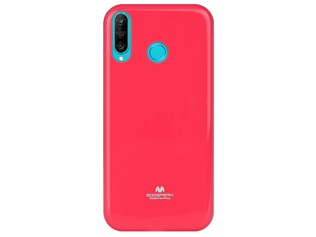 Чехол Mercury Goospery Jelly Case для Huawei P30 lite (малиновый, гелевый)