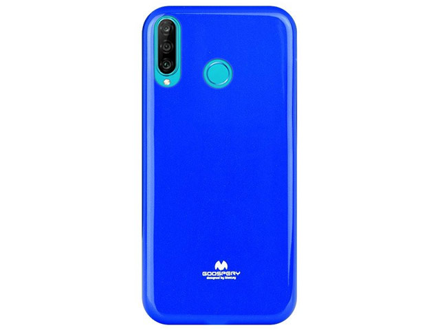Чехол Mercury Goospery Jelly Case для Huawei P30 lite (синий, гелевый)