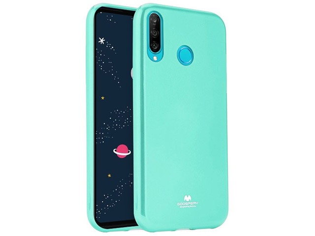 Чехол Mercury Goospery Jelly Case для Huawei P30 lite (бирюзовый, гелевый)