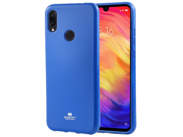 Чехол Mercury Goospery Jelly Case для Xiaomi Redmi 7 (синий, гелевый)