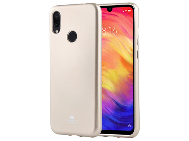 Чехол Mercury Goospery Jelly Case для Xiaomi Redmi 7 (золотистый, гелевый)