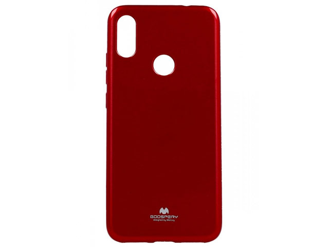 Чехол Mercury Goospery Jelly Case для Xiaomi Redmi Note 7 (красный, гелевый)