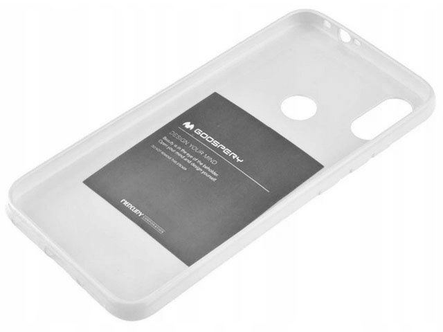 Чехол Mercury Goospery Jelly Case для Xiaomi Redmi Note 7 (белый, гелевый)