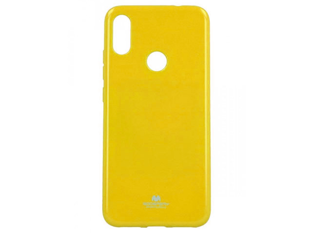 Чехол Mercury Goospery Jelly Case для Xiaomi Redmi Note 7 (желтый, гелевый)