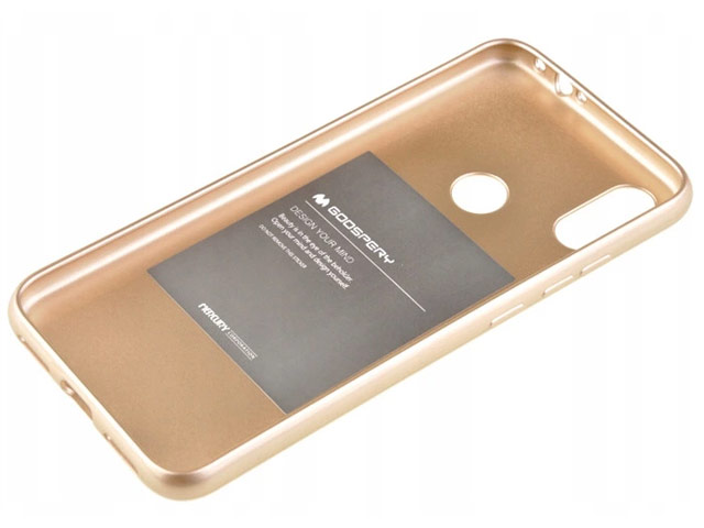 Чехол Mercury Goospery Jelly Case для Xiaomi Redmi Note 7 (золотистый, гелевый)