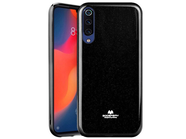 Чехол Mercury Goospery Jelly Case для Xiaomi Mi 9 (черный, гелевый)