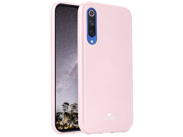 Чехол Mercury Goospery Jelly Case для Xiaomi Mi 9 (розовый, гелевый)