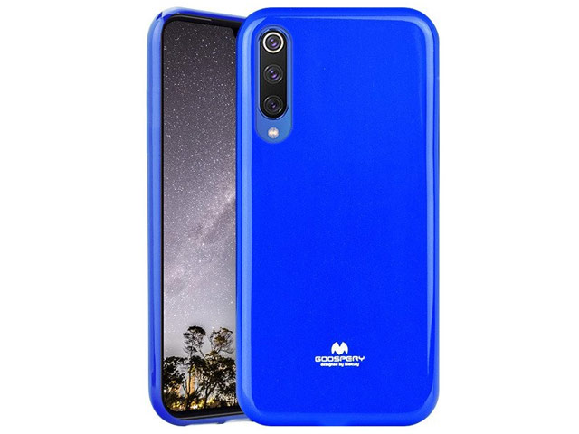 Чехол Mercury Goospery Jelly Case для Xiaomi Mi 9 (синий, гелевый)