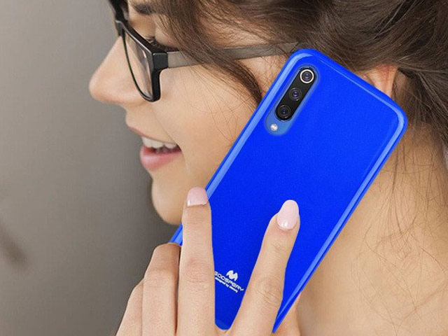 Чехол Mercury Goospery Jelly Case для Xiaomi Mi 9 (синий, гелевый)