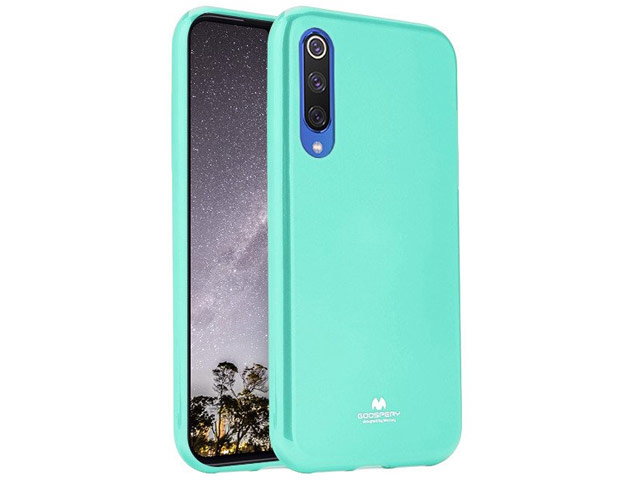 Чехол Mercury Goospery Jelly Case для Xiaomi Mi 9 (бирюзовый, гелевый)