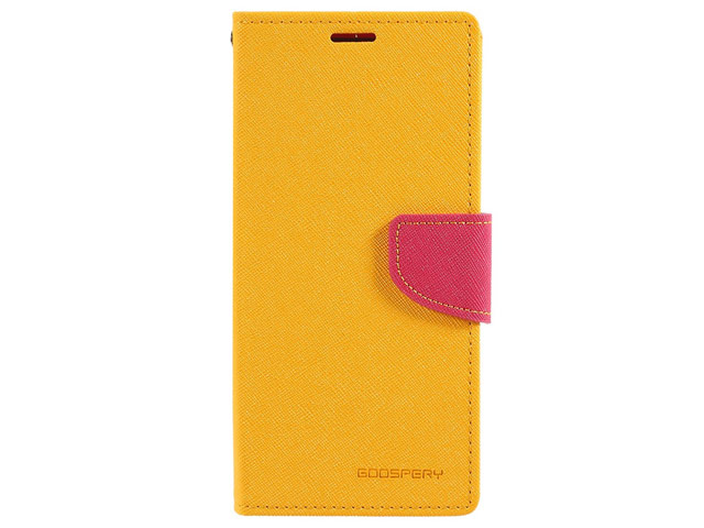 Чехол Mercury Goospery Fancy Diary Case для Huawei P30 pro (желтый, винилискожа)