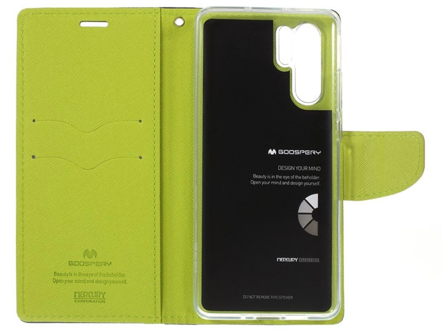 Чехол Mercury Goospery Fancy Diary Case для Huawei P30 pro (синий, винилискожа)