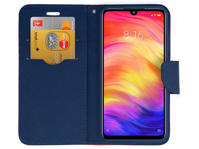 Чехол Mercury Goospery Fancy Diary Case для Xiaomi Redmi 7 (красный, винилискожа)