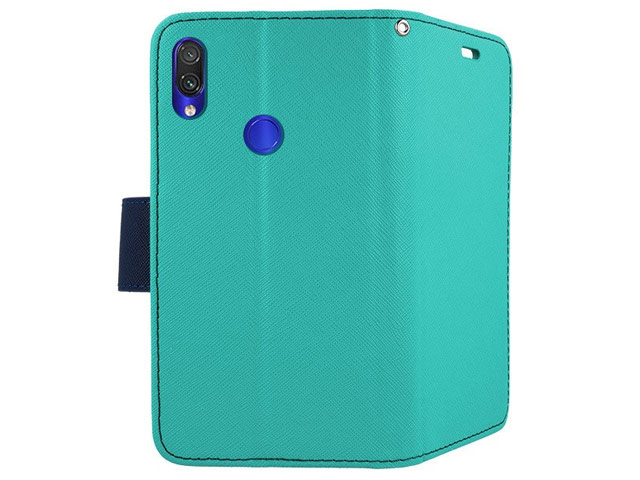 Чехол Mercury Goospery Fancy Diary Case для Xiaomi Redmi 7 (бирюзовый, винилискожа)