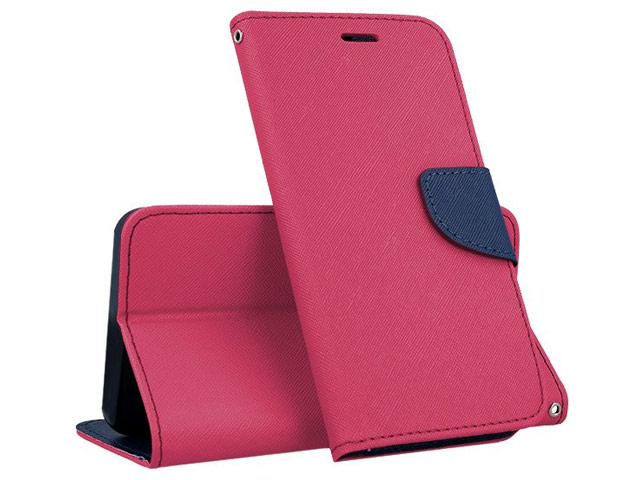Чехол Mercury Goospery Fancy Diary Case для Xiaomi Redmi 7 (малиновый, винилискожа)