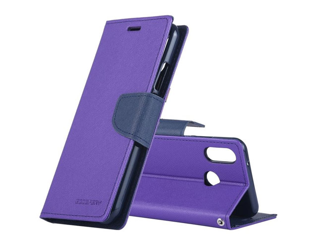 Чехол Mercury Goospery Fancy Diary Case для Xiaomi Redmi 7 (фиолетовый, винилискожа)