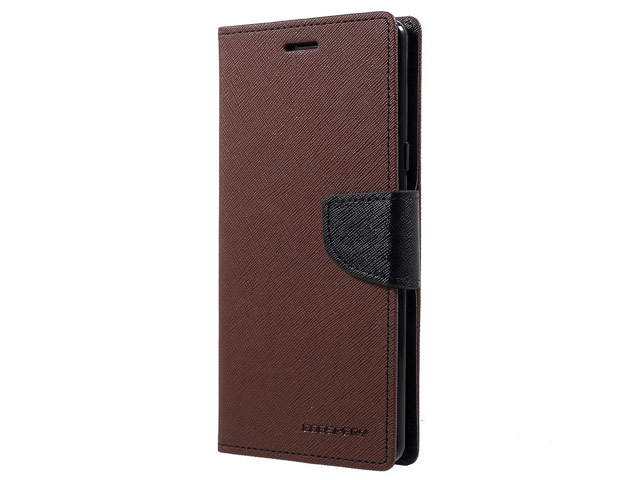 Чехол Mercury Goospery Fancy Diary Case для Xiaomi Redmi 7 (коричневый, винилискожа)
