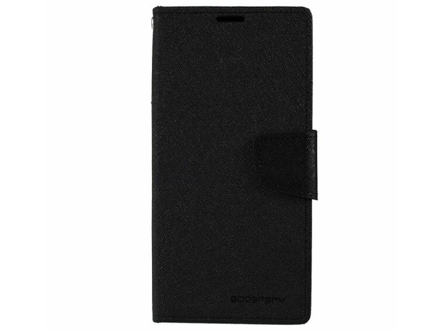 Чехол Mercury Goospery Fancy Diary Case для Samsung Galaxy A20 (черный, винилискожа)