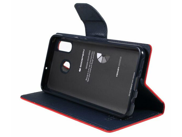 Чехол Mercury Goospery Fancy Diary Case для Samsung Galaxy A20 (красный, винилискожа)
