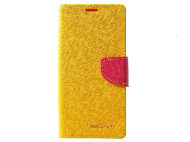 Чехол Mercury Goospery Fancy Diary Case для Samsung Galaxy A20 (желтый, винилискожа)