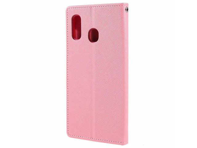 Чехол Mercury Goospery Fancy Diary Case для Samsung Galaxy A30 (розовый, винилискожа)