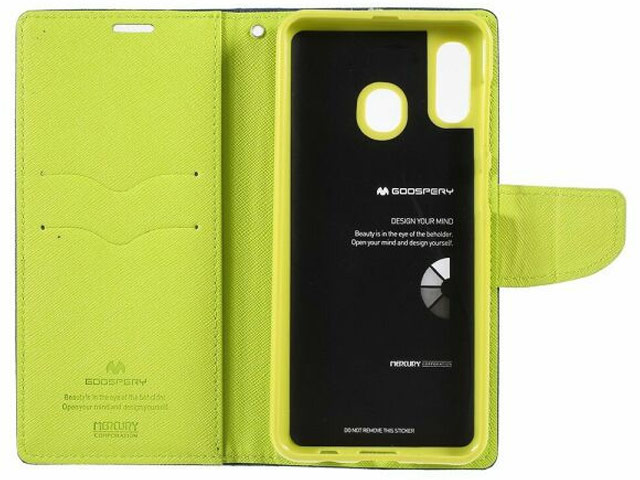 Чехол Mercury Goospery Fancy Diary Case для Samsung Galaxy A30 (синий, винилискожа)