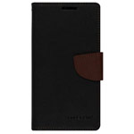 Чехол Mercury Goospery Fancy Diary Case для Samsung Galaxy A50 (черный/коричневый, винилискожа)