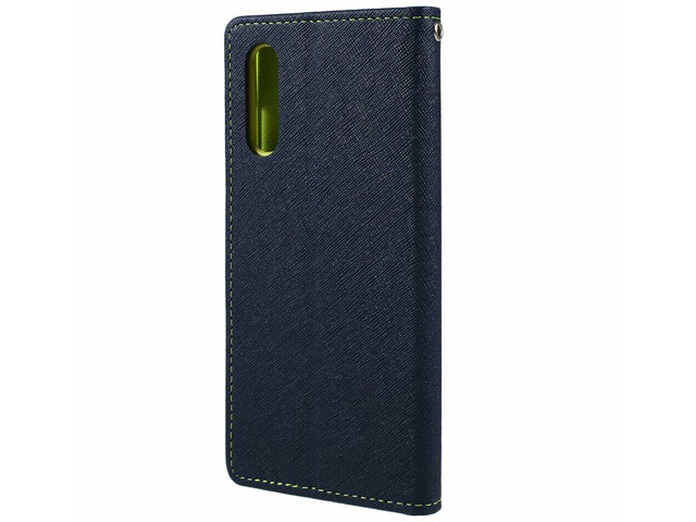 Чехол Mercury Goospery Fancy Diary Case для Samsung Galaxy A50 (синий, винилискожа)