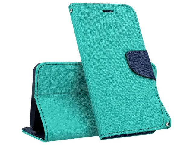 Чехол Mercury Goospery Fancy Diary Case для Samsung Galaxy A50 (бирюзовый, винилискожа)