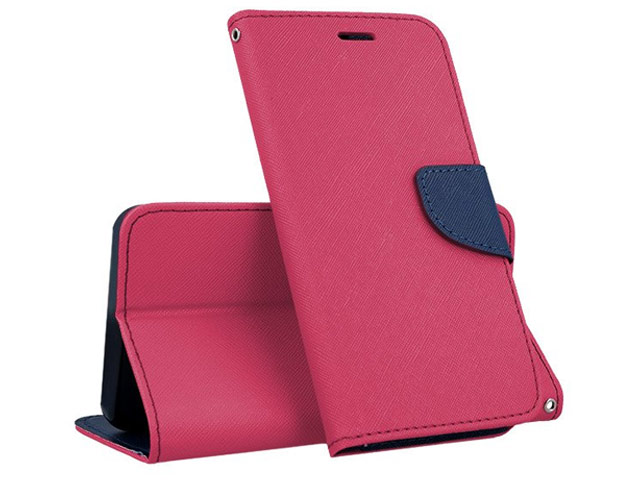 Чехол Mercury Goospery Fancy Diary Case для Samsung Galaxy A50 (малиновый, винилискожа)