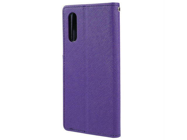 Чехол Mercury Goospery Fancy Diary Case для Samsung Galaxy A50 (фиолетовый, винилискожа)