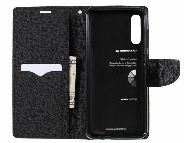 Чехол Mercury Goospery Fancy Diary Case для Samsung Galaxy A70 (желтый, винилискожа)