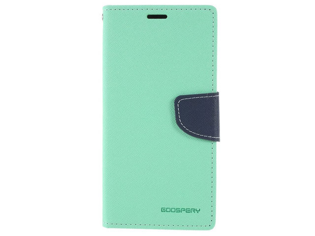 Чехол Mercury Goospery Fancy Diary Case для Samsung Galaxy A70 (бирюзовый, винилискожа)