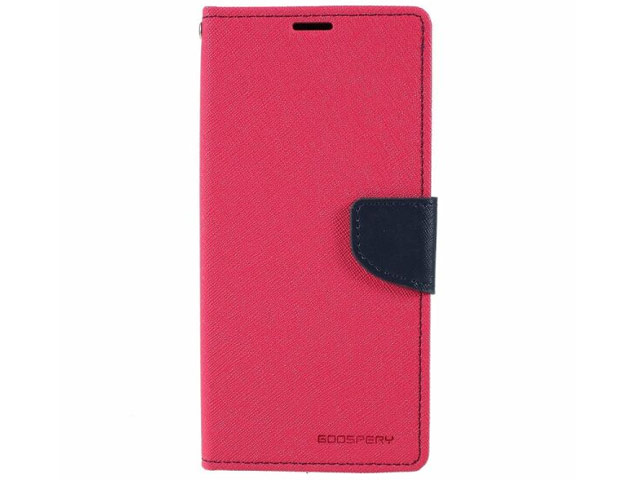 Чехол Mercury Goospery Fancy Diary Case для Samsung Galaxy A70 (малиновый, винилискожа)