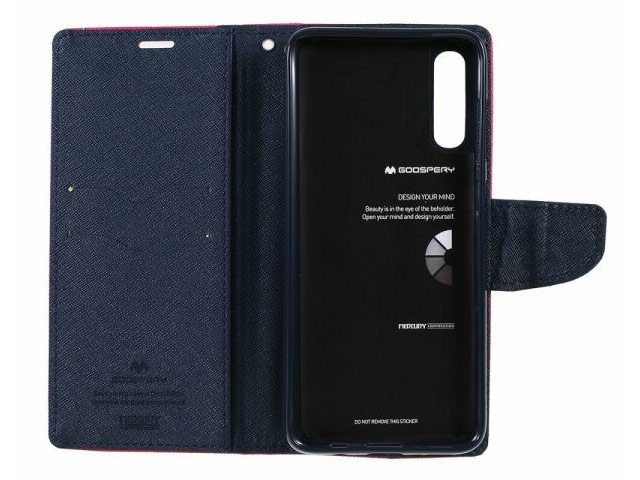 Чехол Mercury Goospery Fancy Diary Case для Samsung Galaxy A70 (малиновый, винилискожа)