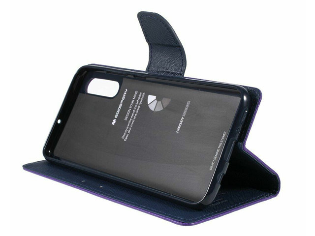 Чехол Mercury Goospery Fancy Diary Case для Samsung Galaxy A70 (фиолетовый, винилискожа)