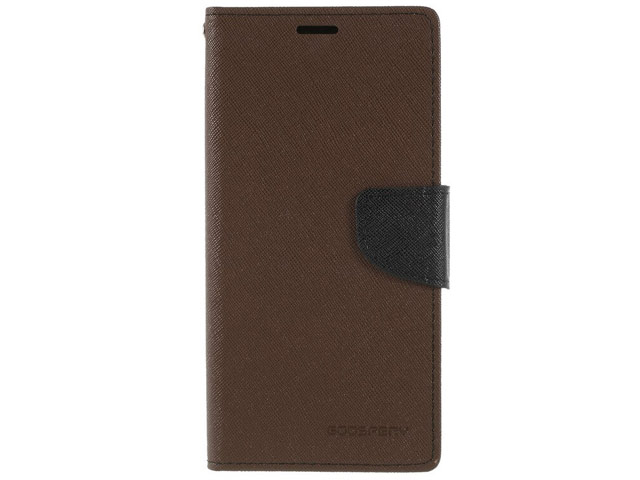 Чехол Mercury Goospery Fancy Diary Case для Samsung Galaxy A70 (коричневый, винилискожа)