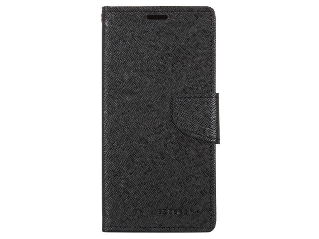 Чехол Mercury Goospery Fancy Diary Case для Samsung Galaxy S10 (черный, винилискожа)