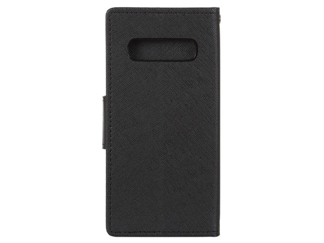 Чехол Mercury Goospery Fancy Diary Case для Samsung Galaxy S10 (черный, винилискожа)