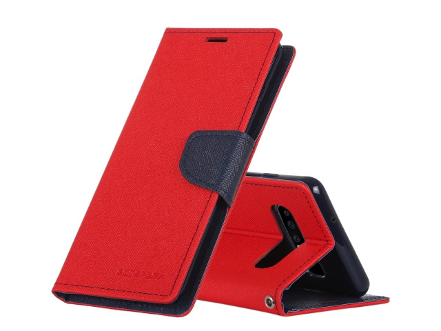 Чехол Mercury Goospery Fancy Diary Case для Samsung Galaxy S10 (красный, винилискожа)