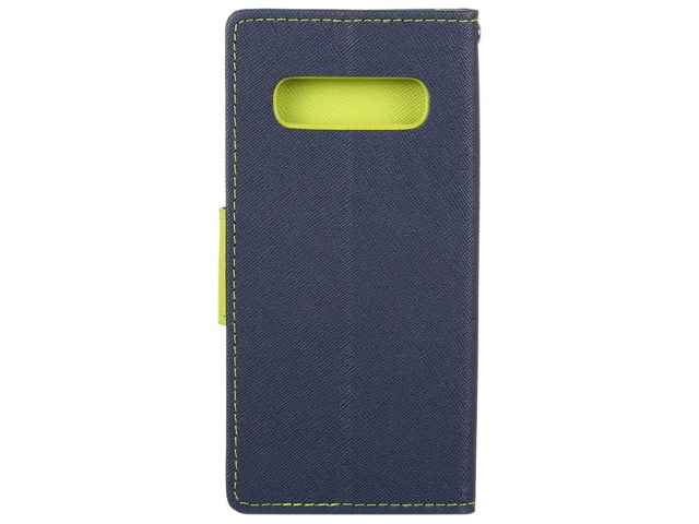 Чехол Mercury Goospery Fancy Diary Case для Samsung Galaxy S10 (синий, винилискожа)