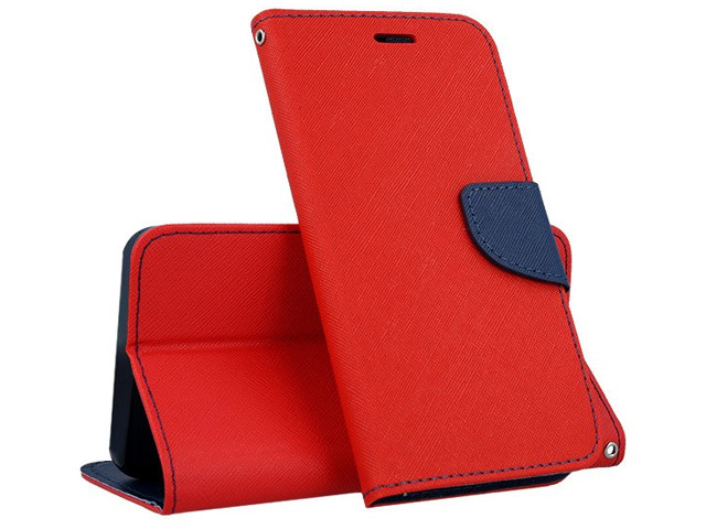Чехол Mercury Goospery Fancy Diary Case для Samsung Galaxy A10 (красный, винилискожа)