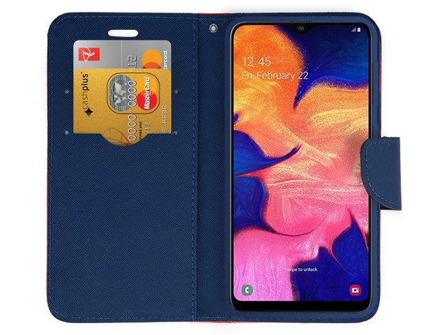 Чехол Mercury Goospery Fancy Diary Case для Samsung Galaxy A10 (красный, винилискожа)