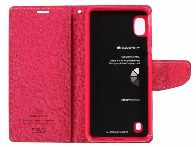 Чехол Mercury Goospery Fancy Diary Case для Samsung Galaxy A10 (розовый, винилискожа)