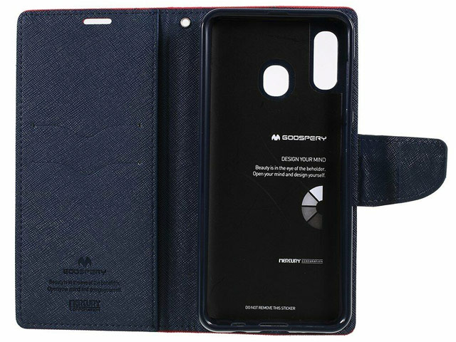 Чехол Mercury Goospery Fancy Diary Case для Samsung Galaxy A40 (красный, винилискожа)