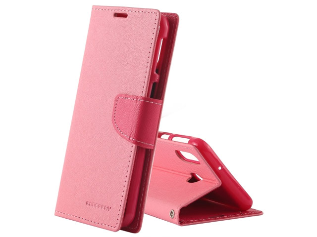 Чехол Mercury Goospery Fancy Diary Case для Samsung Galaxy A40 (розовый, винилискожа)