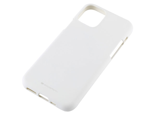 Чехол Mercury Goospery Soft Feeling для Apple iPhone 11 pro (белый, силиконовый)