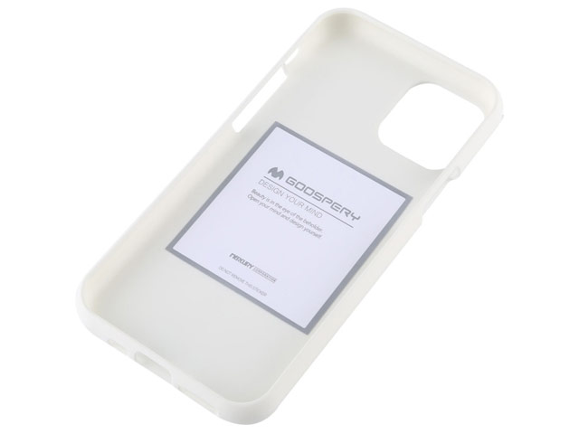 Чехол Mercury Goospery Soft Feeling для Apple iPhone 11 pro (белый, силиконовый)